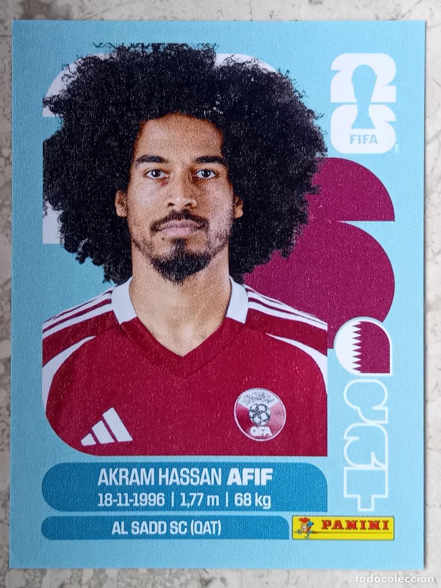 Cartes &agrave; collectionner de Football: Figurina Panini 2026 Cromo Fifa World Cup Usa Mundial 2026 Akram Hassan Afif Qatar n QAT 18