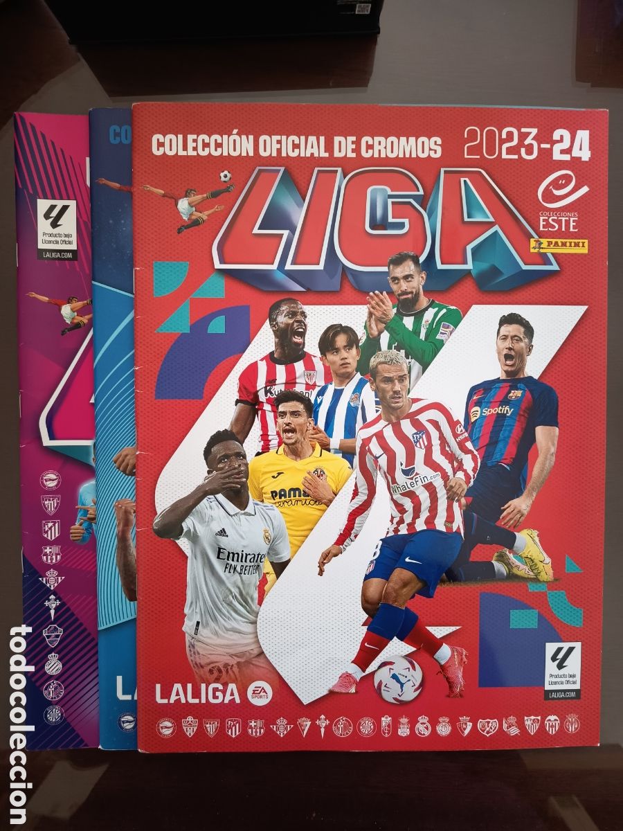 Cartes &agrave; collectionner de Football: +- 2425 Cromos Liga Este PANINI 2022 2023 2024 2025 2026 se detalla descripci&oacute;n