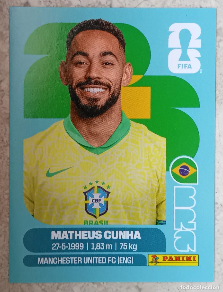 Cromos de F&uacute;tbol: Figurina Panini 2026 Cromo Fifa World Cup Usa Mundial 2026 Matheus Cunha Brazil n BRA 17