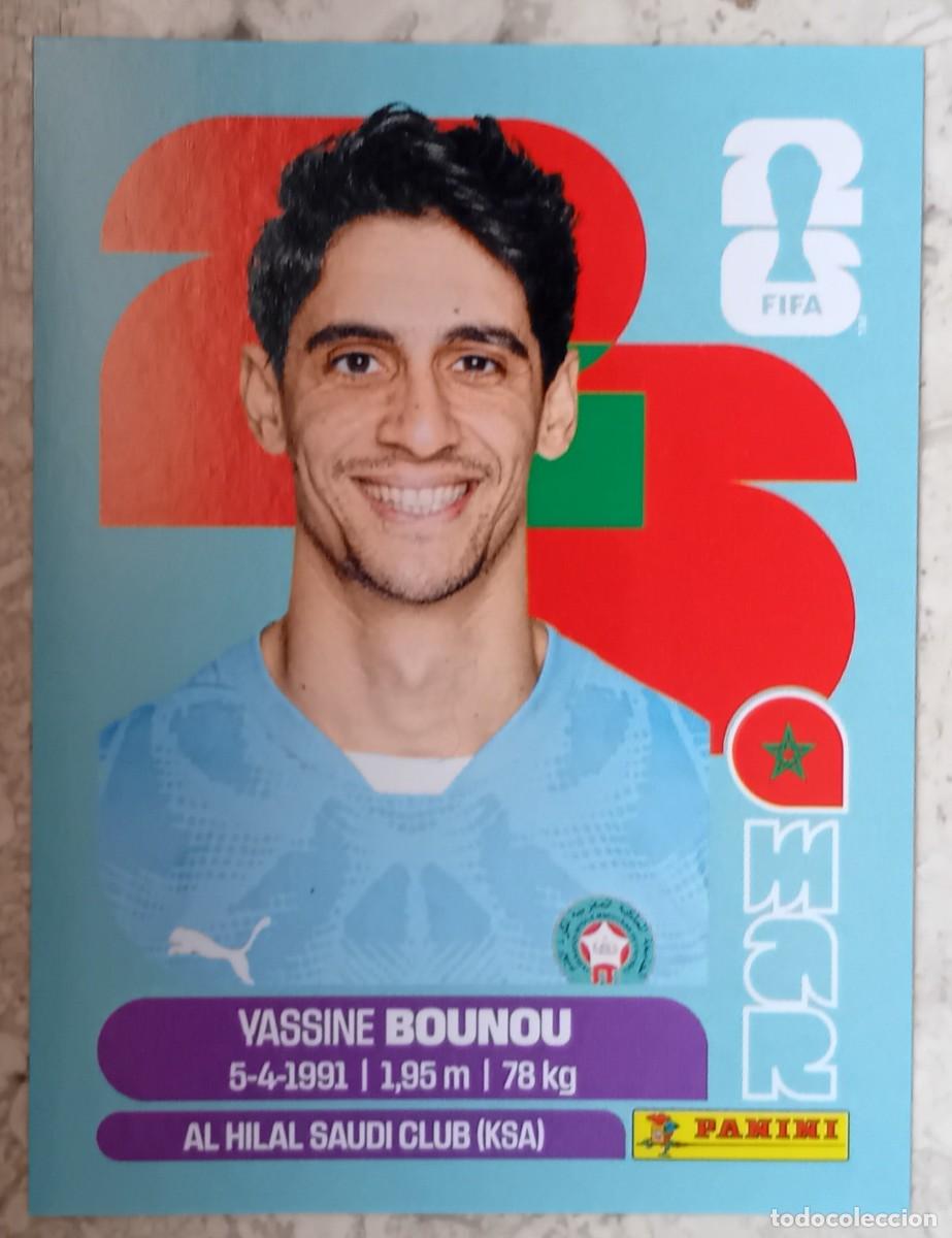 Cartes &agrave; collectionner de Football: Figurina Panini 2026 Cromo Fifa World Cup Usa Mundial 2026 Yassine Bounou Morocco n MAR 2