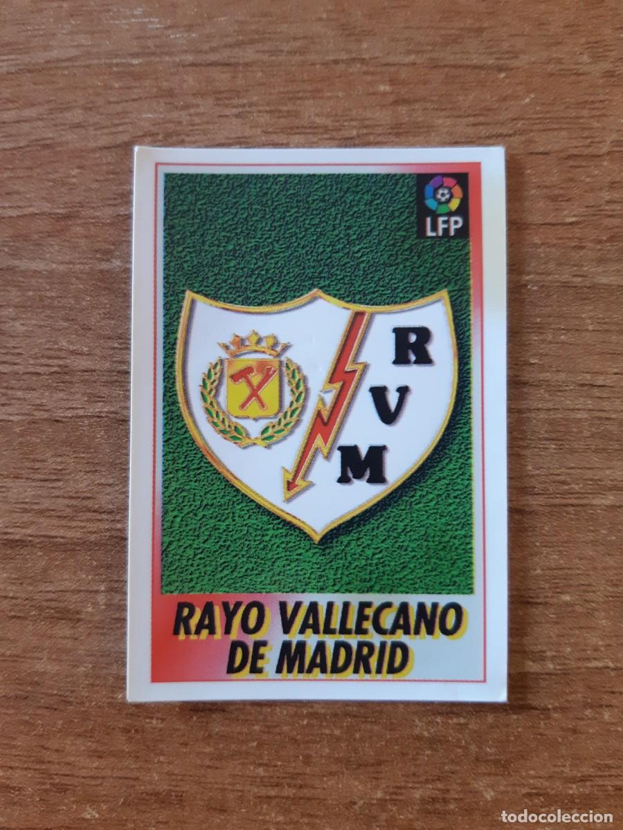 Cartes &agrave; collectionner de Football: N&deg;183 Escudo Rayo Vallecano Liga 96-97 BOLLYCAO. Trasera normal. Nunca pegado, sin pegar