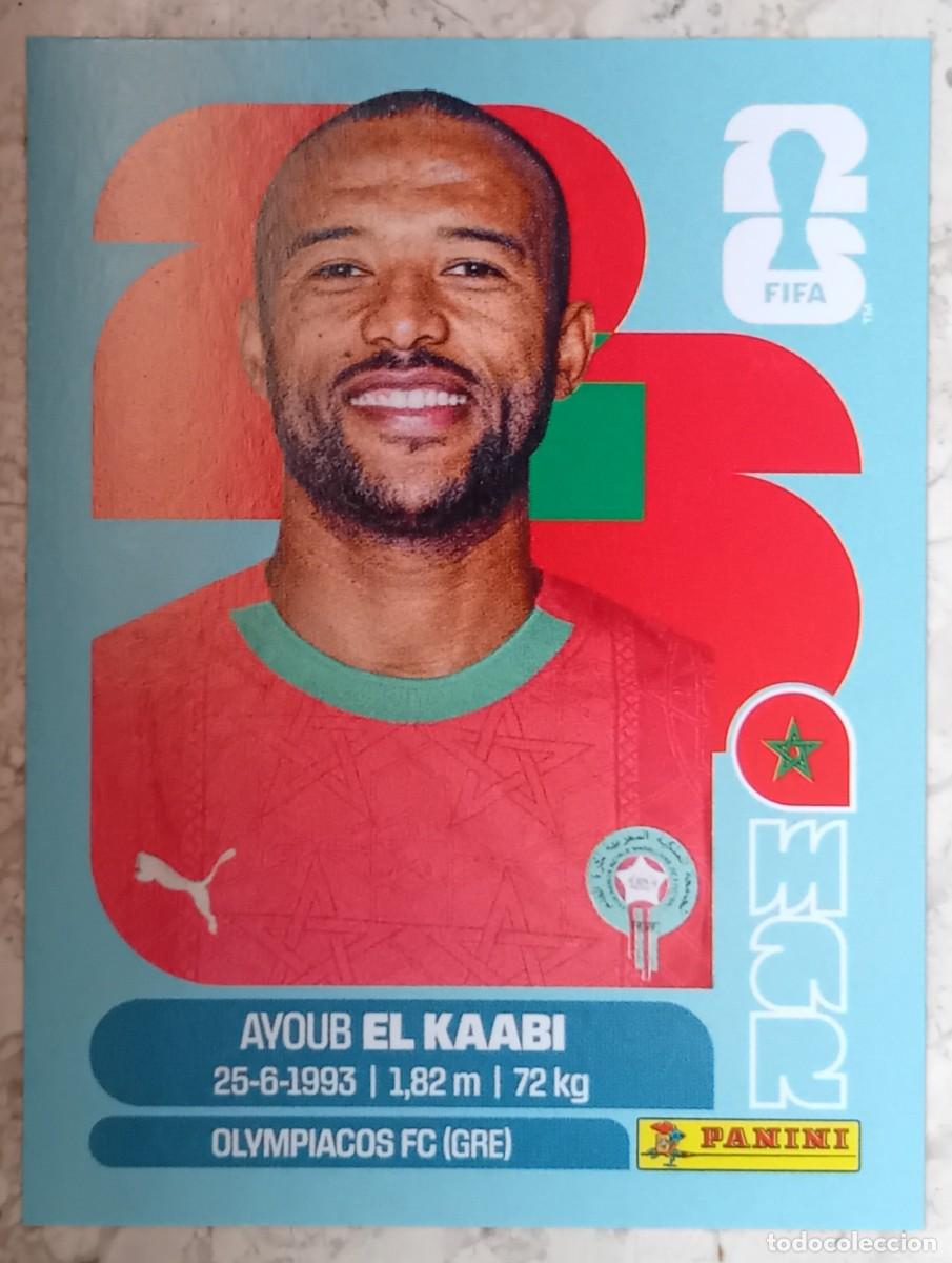 Cromos de F&uacute;tbol: Figurina Panini 2026 Cromo Fifa World Cup Usa Mundial 2026 Ayoub El Kaabi Morocco n MAR 20
