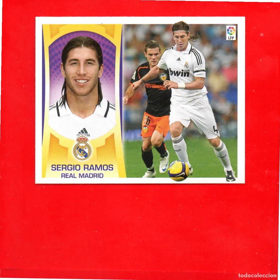 Cromos de F&uacute;tbol: SERGIO RAMOS REAL MADRID - LIGA ESTE 2009 2010 09 10 SIN PEGAR
