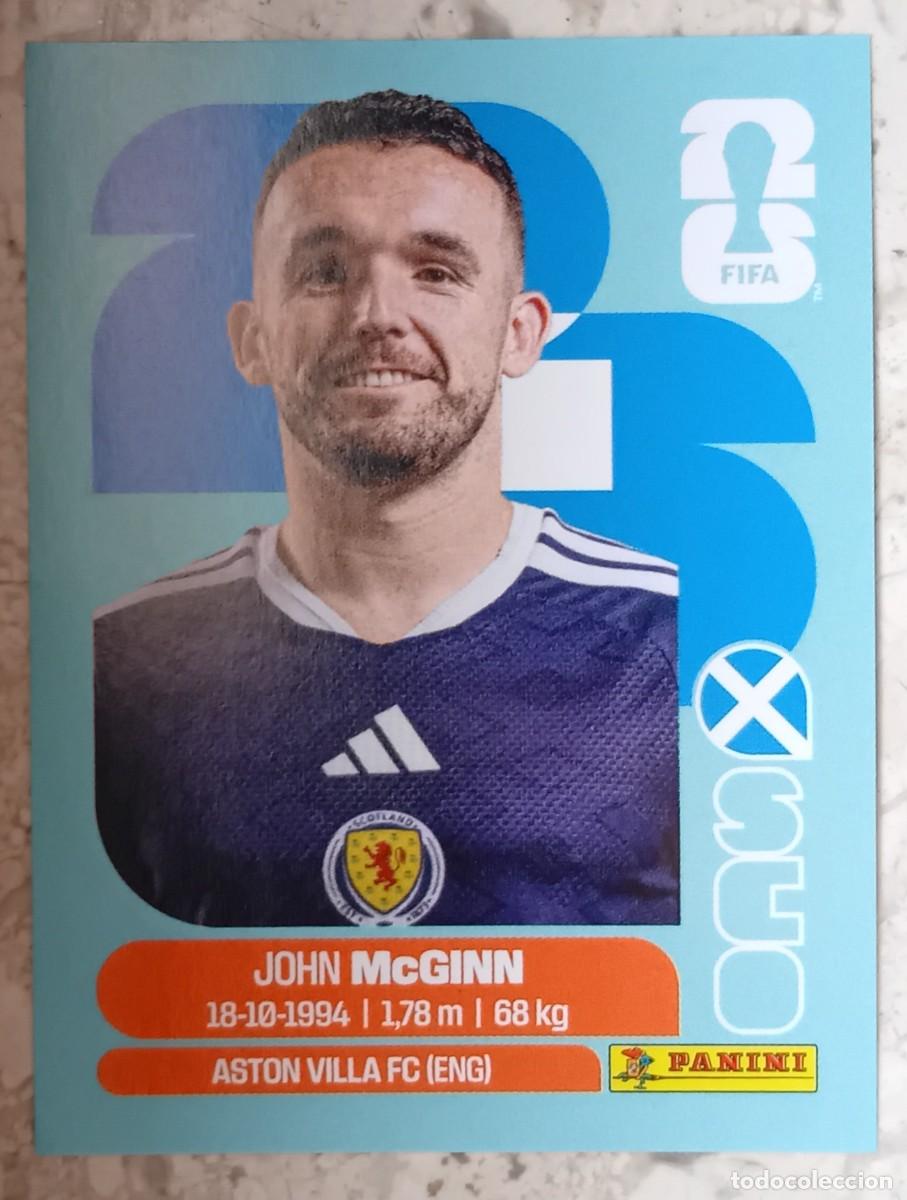 Cromos de F&uacute;tbol: Figurina Panini 2026 Cromo Fifa World Cup Usa Mundial 2026 John McGinn Scotland n SCO 17