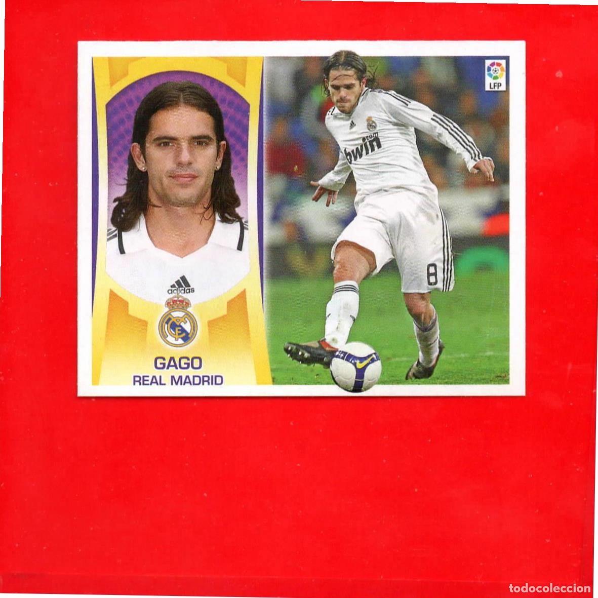 Cromos de F&uacute;tbol: GAGO REAL MADRID - LIGA ESTE 2009 2010 09 10 SIN PEGAR