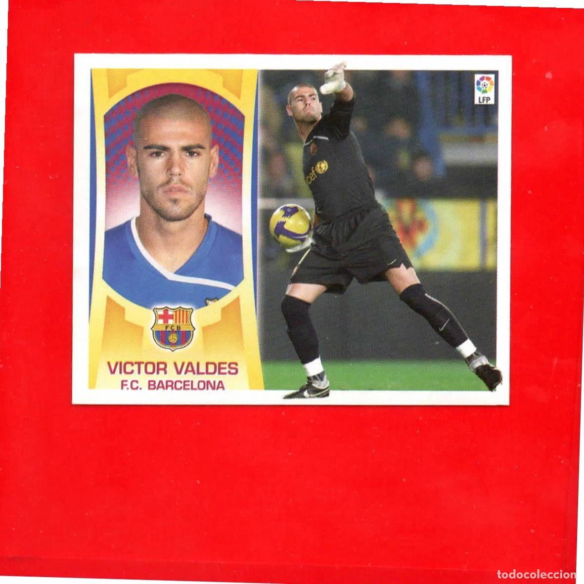 Cromos de F&uacute;tbol: VICTOR VALDES F.C. BARCELONA - LIGA ESTE 2009 2010 09 10 SIN PEGAR