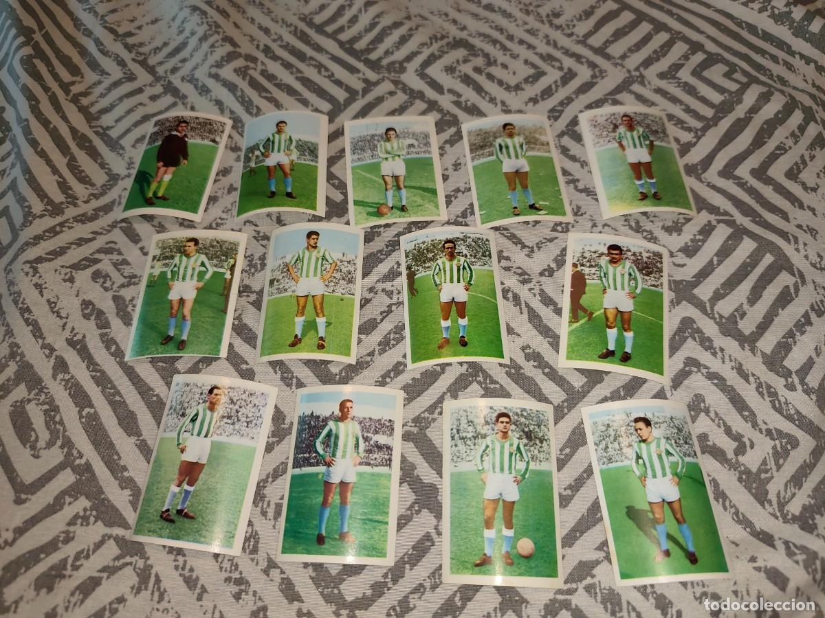 Cromos de F&uacute;tbol: Lote 13 cromos BETIS BARCICROM 1961 1962 LIGA 61 62 NUNCA PEGADO