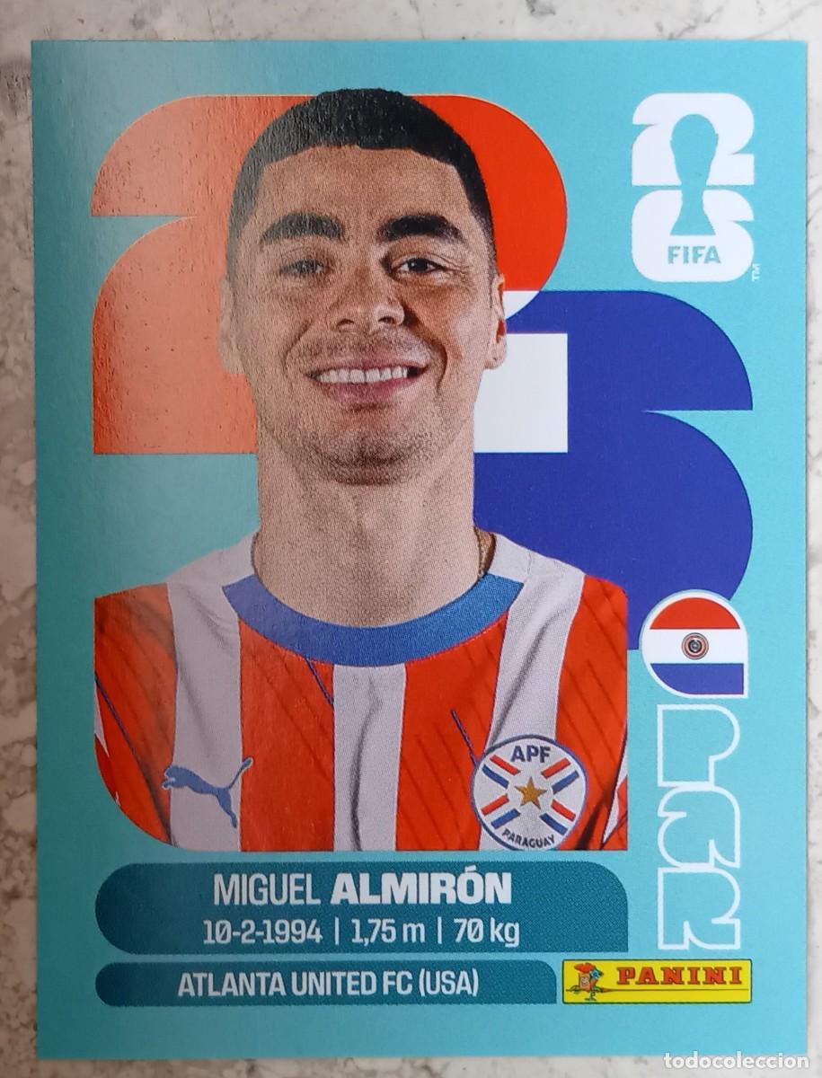 Cromos de F&uacute;tbol: Figurina Panini 2026 Cromo Fifa World Cup Usa Mundial 2026 Miguel Almir&oacute;n Paraguay n PAR 17