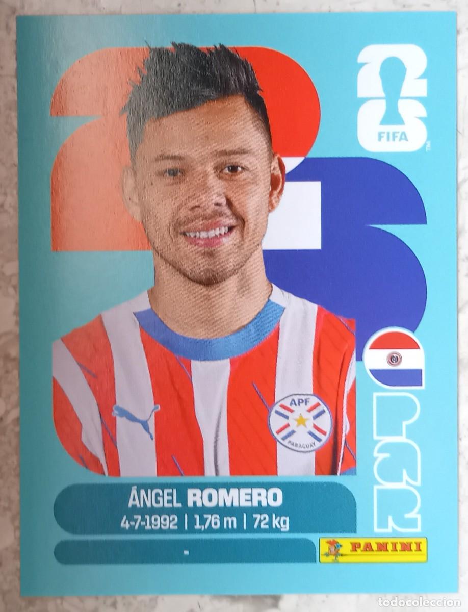 Cartes &agrave; collectionner de Football: Figurina Panini 2026 Cromo Fifa World Cup Usa Mundial 2026 &Aacute;ngel Romero Paraguay n PAR 19