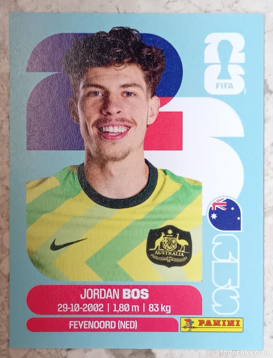 Cromos de F&uacute;tbol: Figurina Panini 2026 Cromo Fifa World Cup Usa Mundial 2026 Jordan Bos Australia n AUS 6