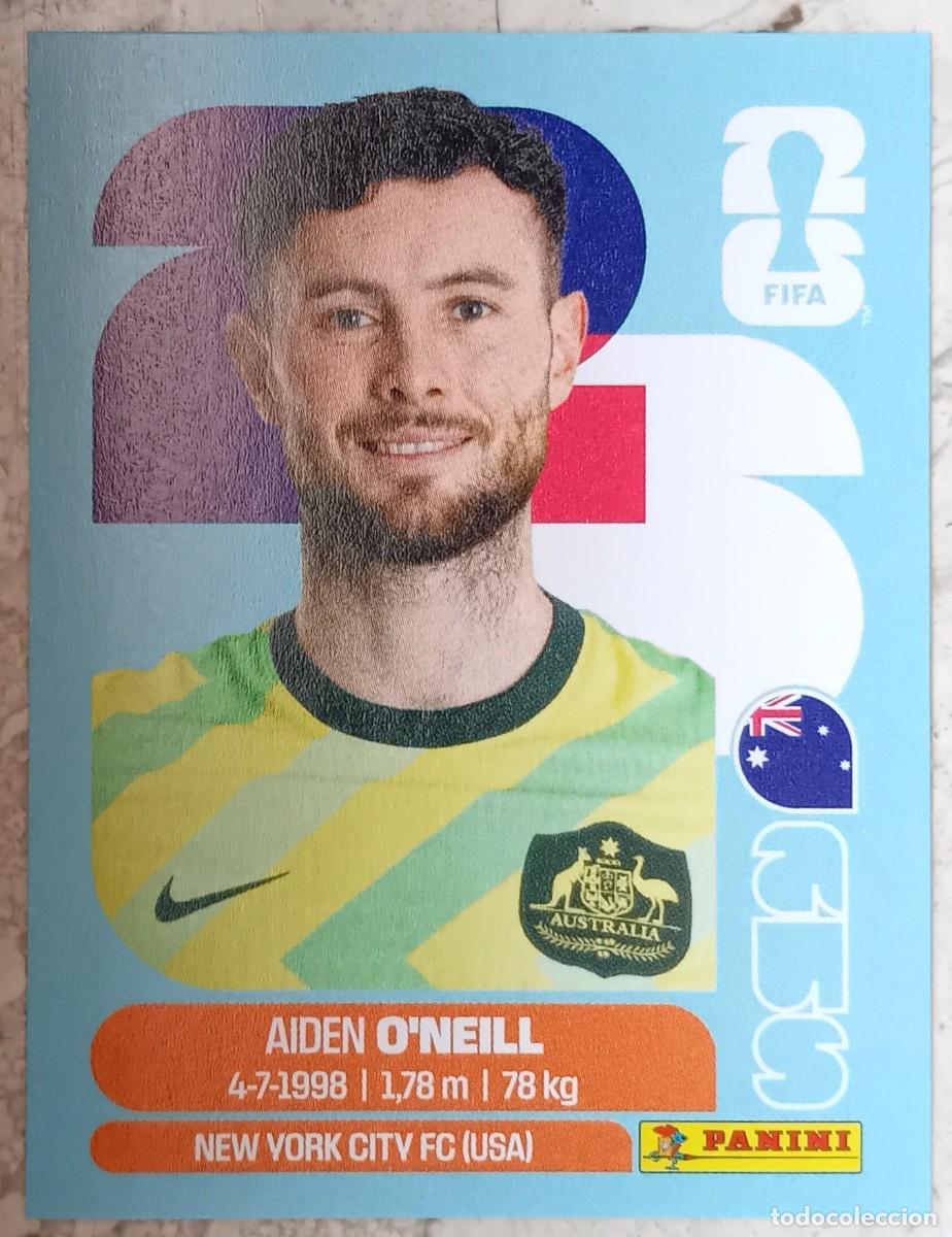 Cromos de F&uacute;tbol: Figurina Panini 2026 Cromo Fifa World Cup Usa Mundial 2026 Aiden O'Neill Australia n AUS 14