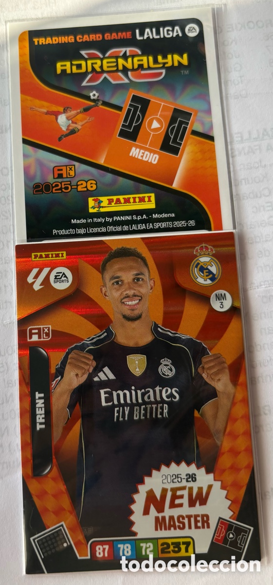 Cromos de F&uacute;tbol: ADRENALYN 25 26 NEW MASTER 3