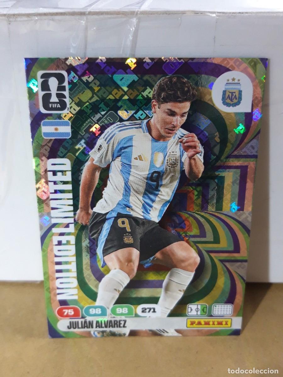Figurine di Calcio: JULIAN ALVAREZ EDICION LIMITADA EDITION LIMITED ARGENTINA ADRENALYN FIFA WORLD CUP 2026 PANINI
