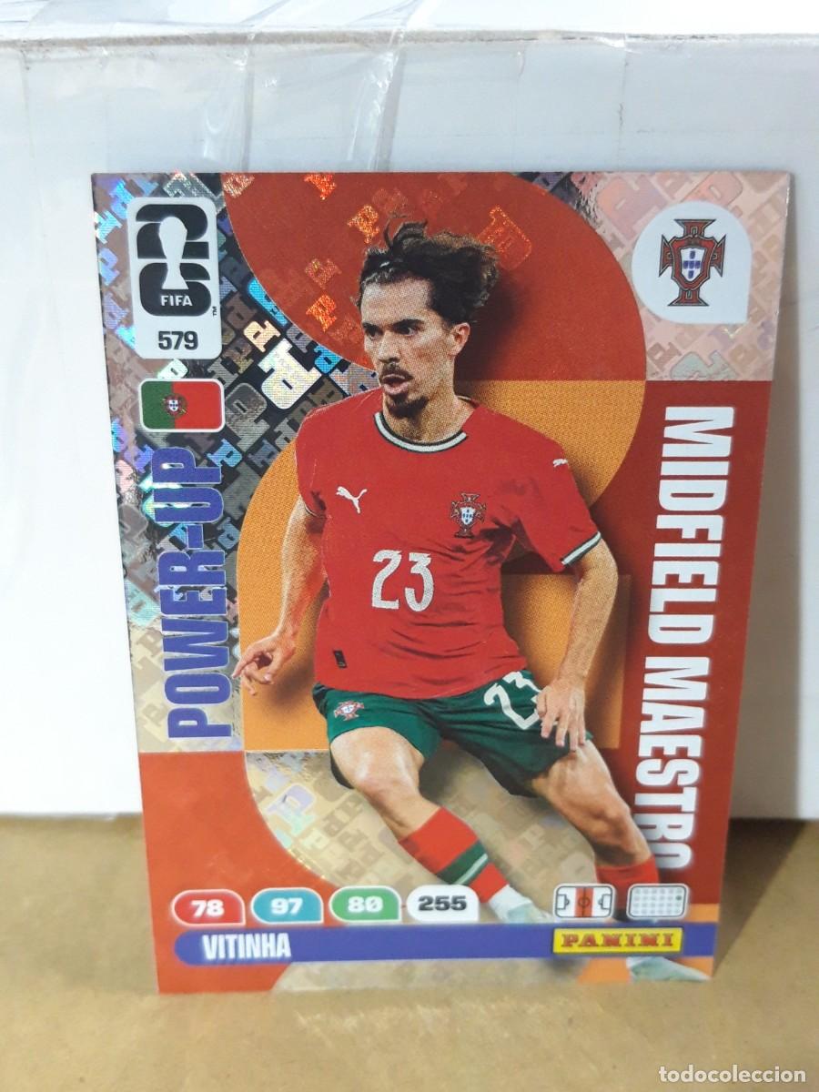 Cromos de Futebol: VITINHA PORTUGAL N&ordm; 579 POWER-UP MIDFIEL MAESTRO ADRENALYN FIFA WORLD CUP 2026 PANINI
