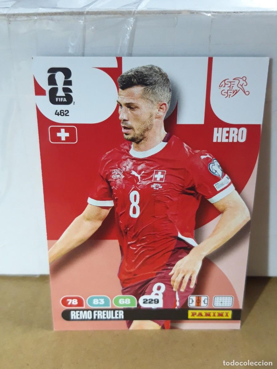 Figurine di Calcio: REMO FREULER SUIZA N&ordm; 462 HERO ADRENALYN FIFA WORLD CUP 2026 PANINI