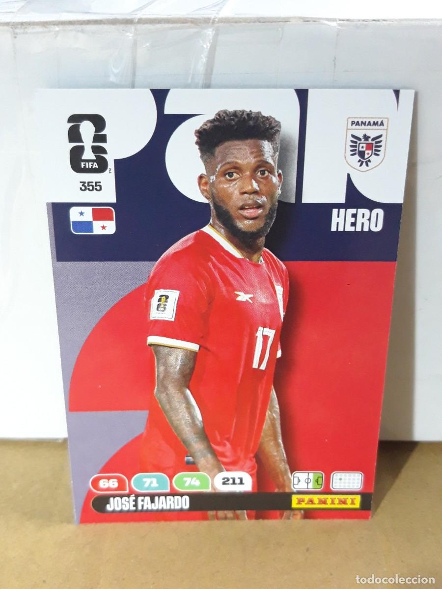 Figurine di Calcio: JOSE FAJARDO PANAMA N&ordm; 355 HERO ADRENALYN FIFA WORLD CUP 2026 PANINI
