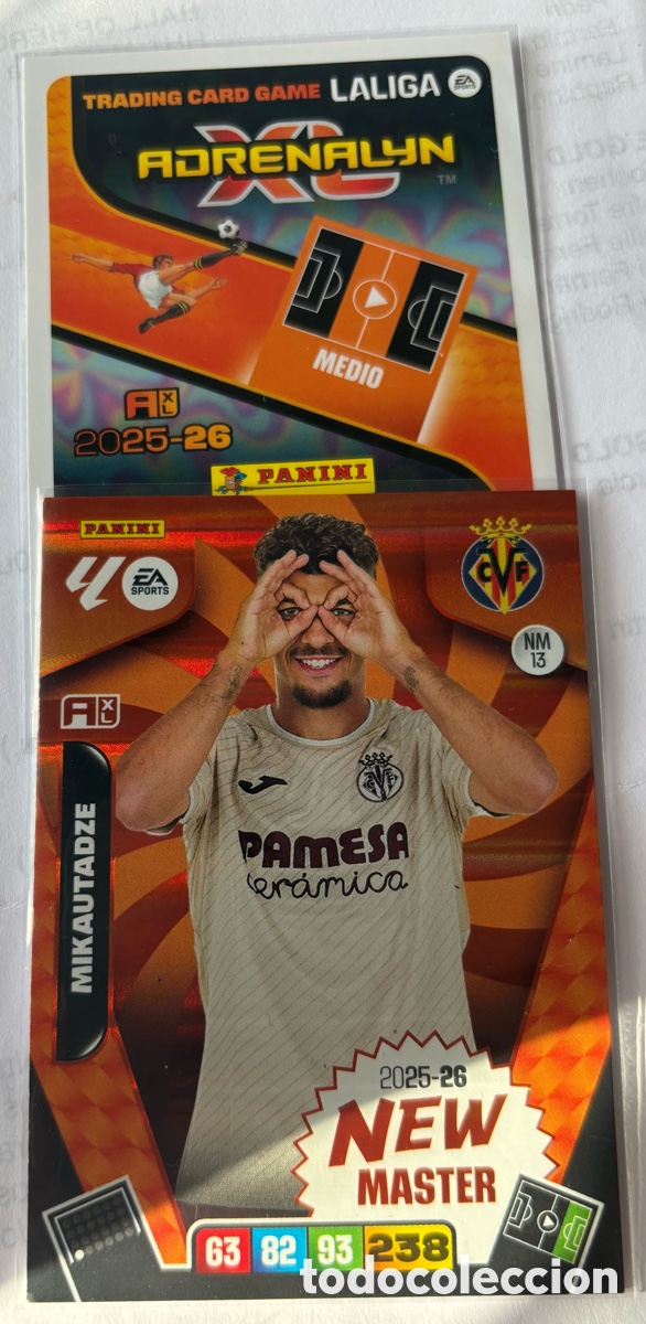 Cromos de F&uacute;tbol: ADRENALYN 25 26 NEW MASTER 13
