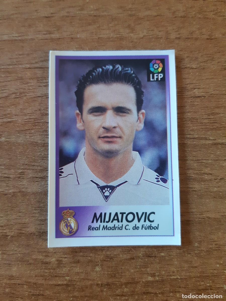 Cromos de F&uacute;tbol: N&deg;168 Mijatovic (Real Madrid) Liga 96-97 BOLLYCAO. Trasera normal. Nunca pegado, sin pegar