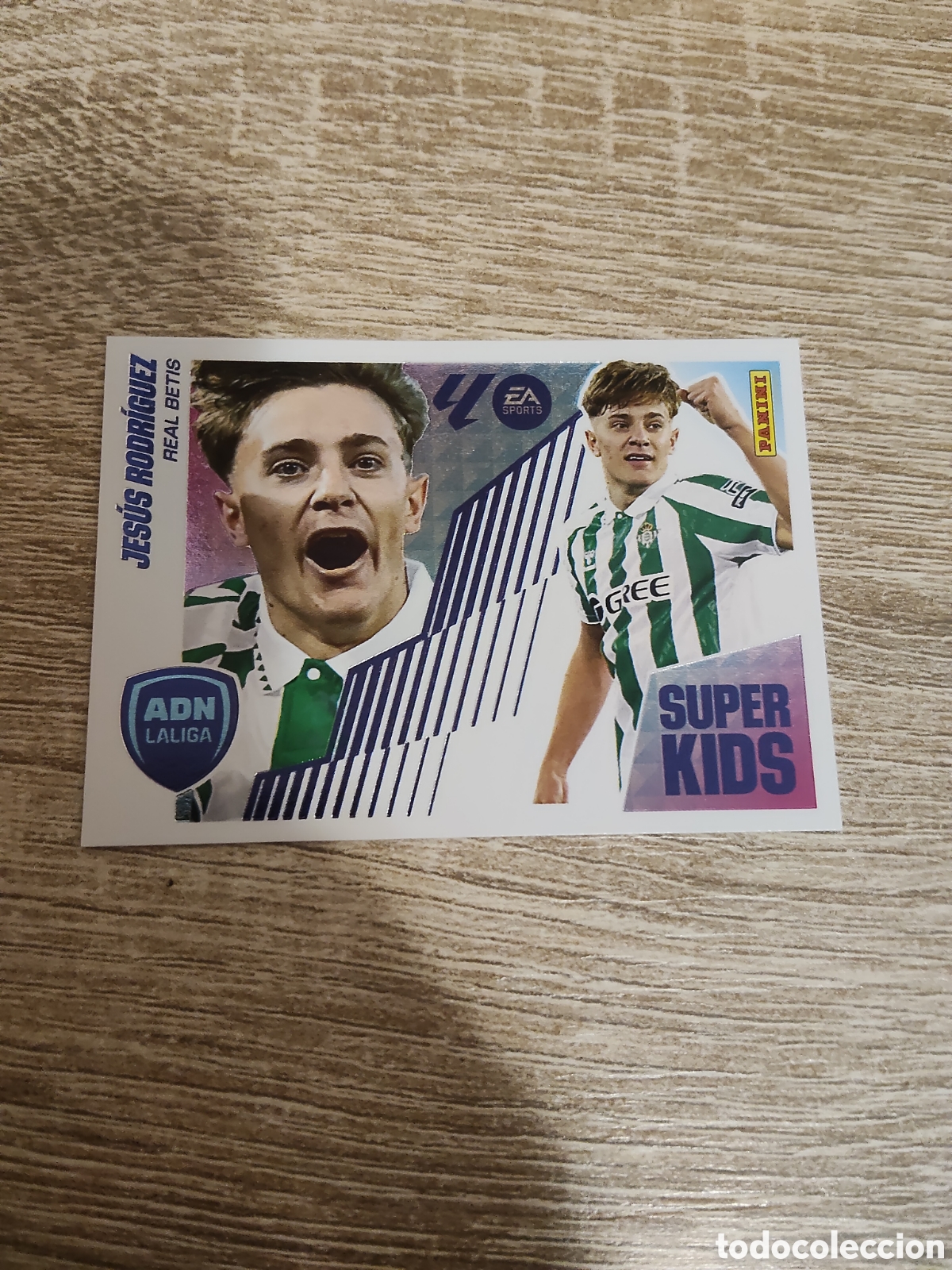 Cromos de F&uacute;tbol: Jes&uacute;s Rodr&iacute;guez Real Betis super kids liga 2025 2026 25 26 ediciones este