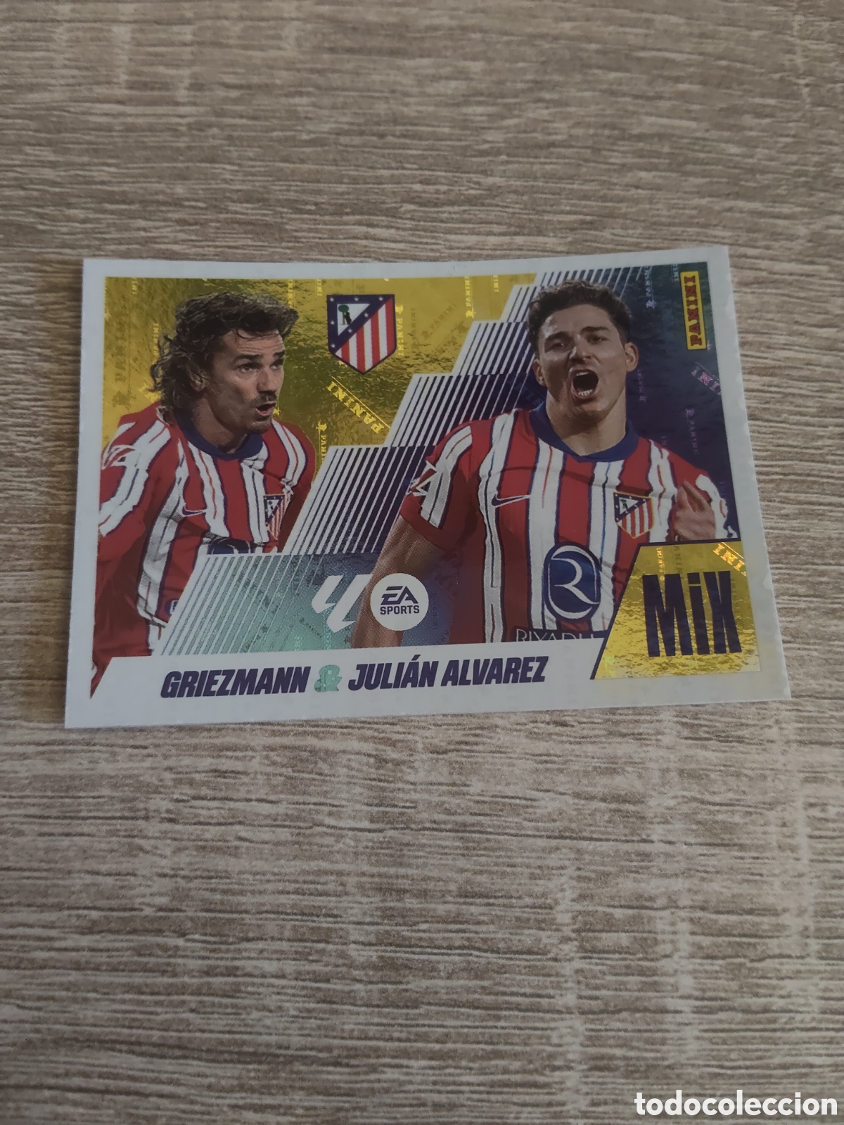 Cromos de F&uacute;tbol: Griezmann& Juli&aacute;n &Aacute;lvarez Atl&eacute;tico de Madrid mix liga 2025 2026 25 26 ediciones este