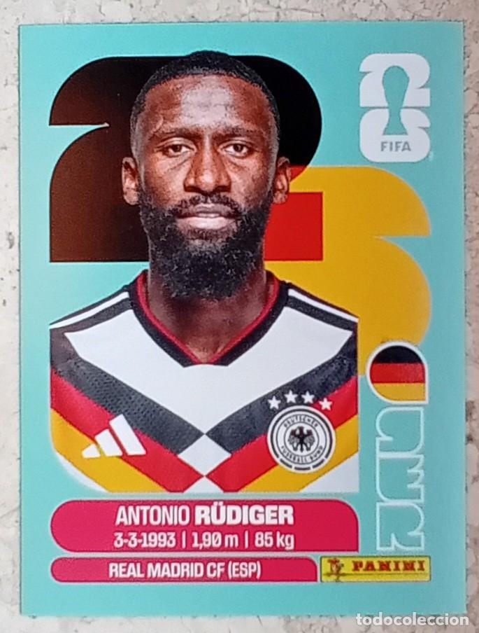 Cromos de F&uacute;tbol: Figurina Panini 2026 Cromo Fifa World Cup Usa Mundial 2026 Antonio Rudiger Germany n GER 6