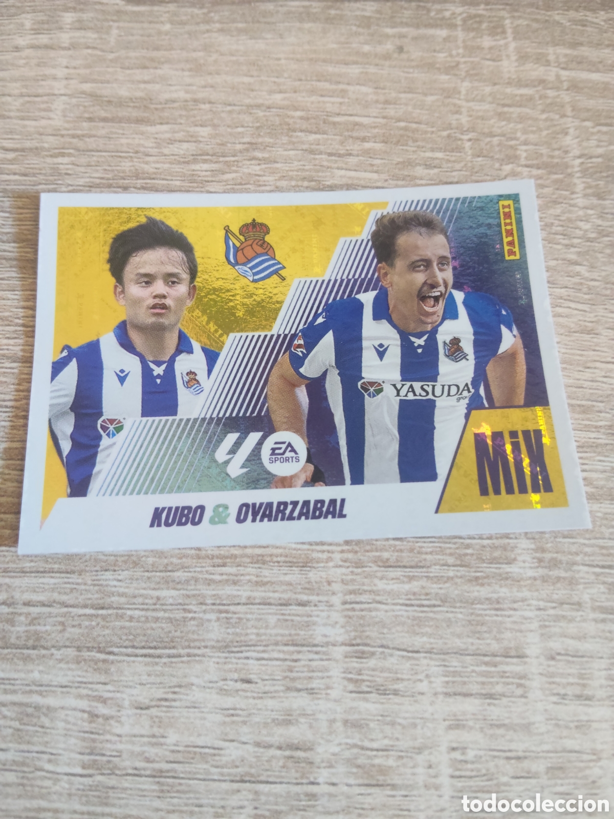 Cromos de F&uacute;tbol: Kubo& Oyarzabal Real Sociedad mix liga 2025 2026 25 26 ediciones este