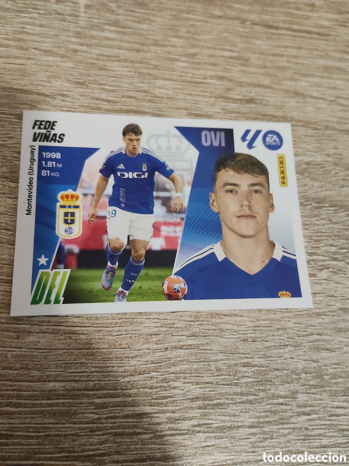 Figurine di Calcio: Fede Vi&ntilde;as Oviedo liga 2025 2026 25 26 ediciones este