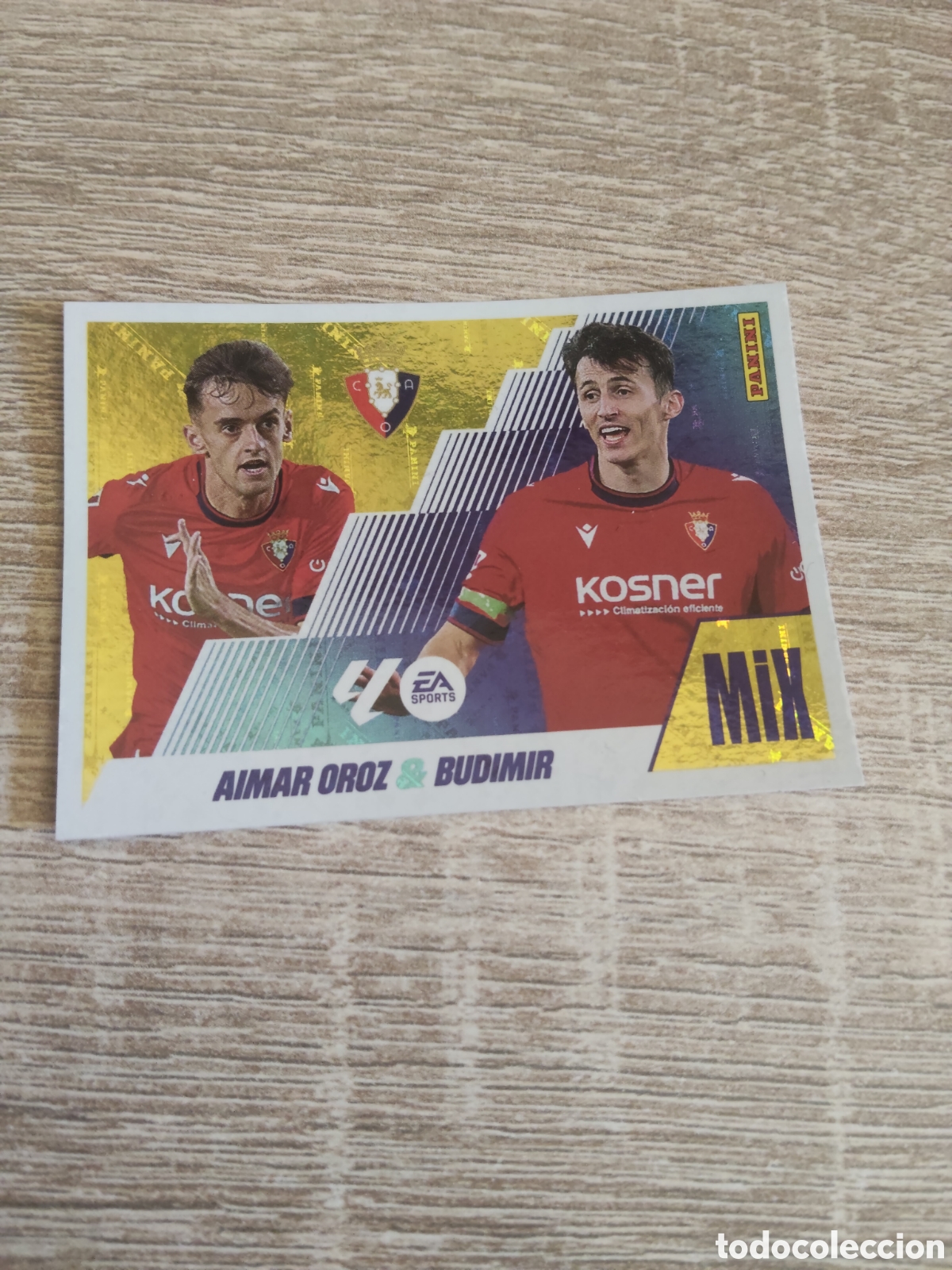 Cromos de F&uacute;tbol: Aimar Oroz& Budimir Osasuna mix liga 2025 2026 25 26 ediciones este
