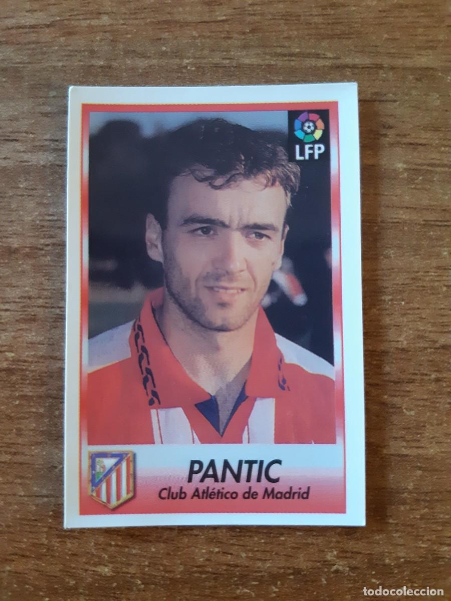 Cromos de F&uacute;tbol: N&deg;151 Pantic (Atl&eacute;tico Madrid) Liga 96-97 BOLLYCAO. Trasera normal. Nunca pegado, sin pegar