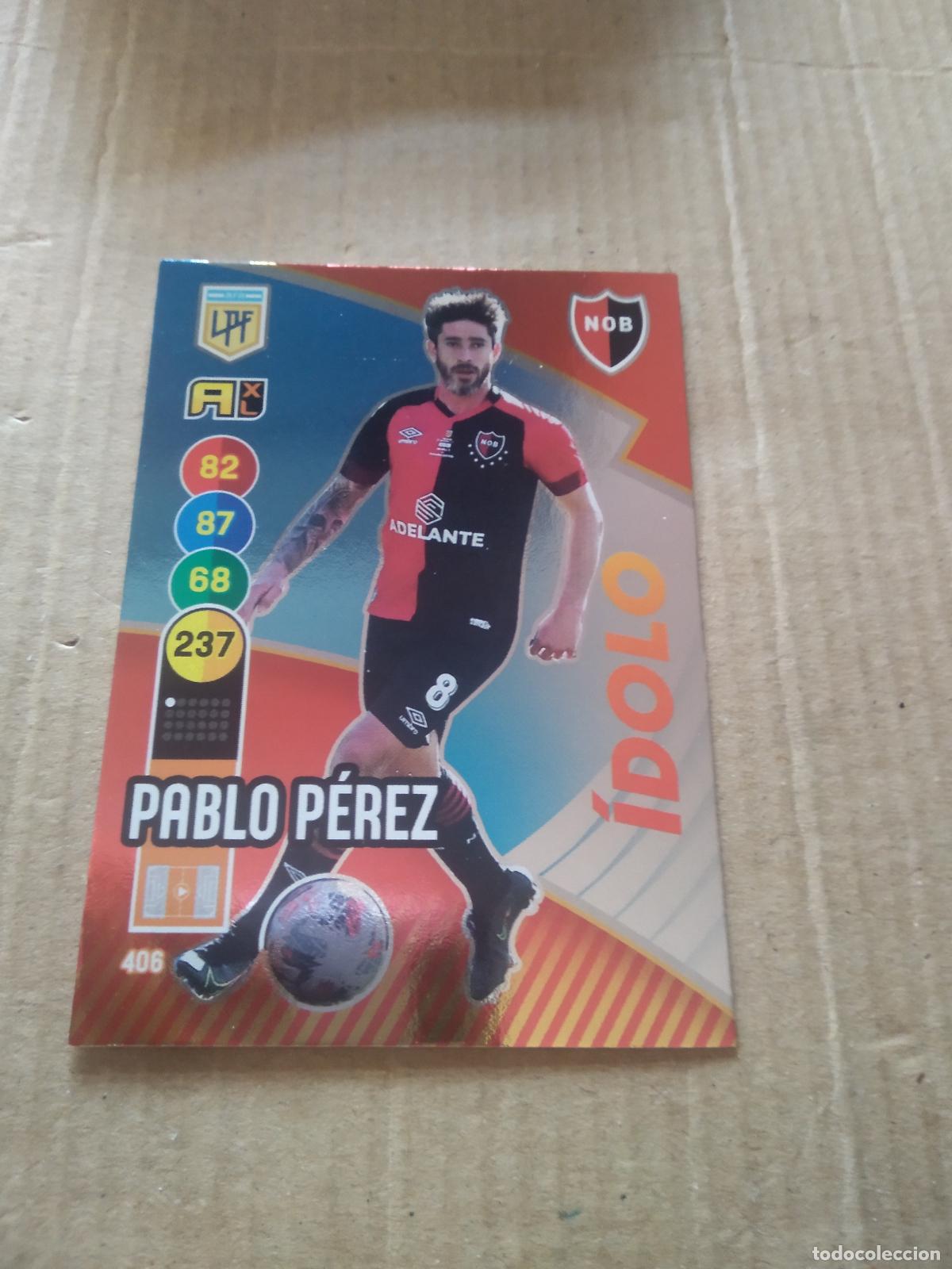 Cromos de F&uacute;tbol: 406 PABLO PEREZ NEWELL'S CROMO FUTBOL ARGENTINO PANINI LIGA ARGENTINA 2021 ADRENALYN