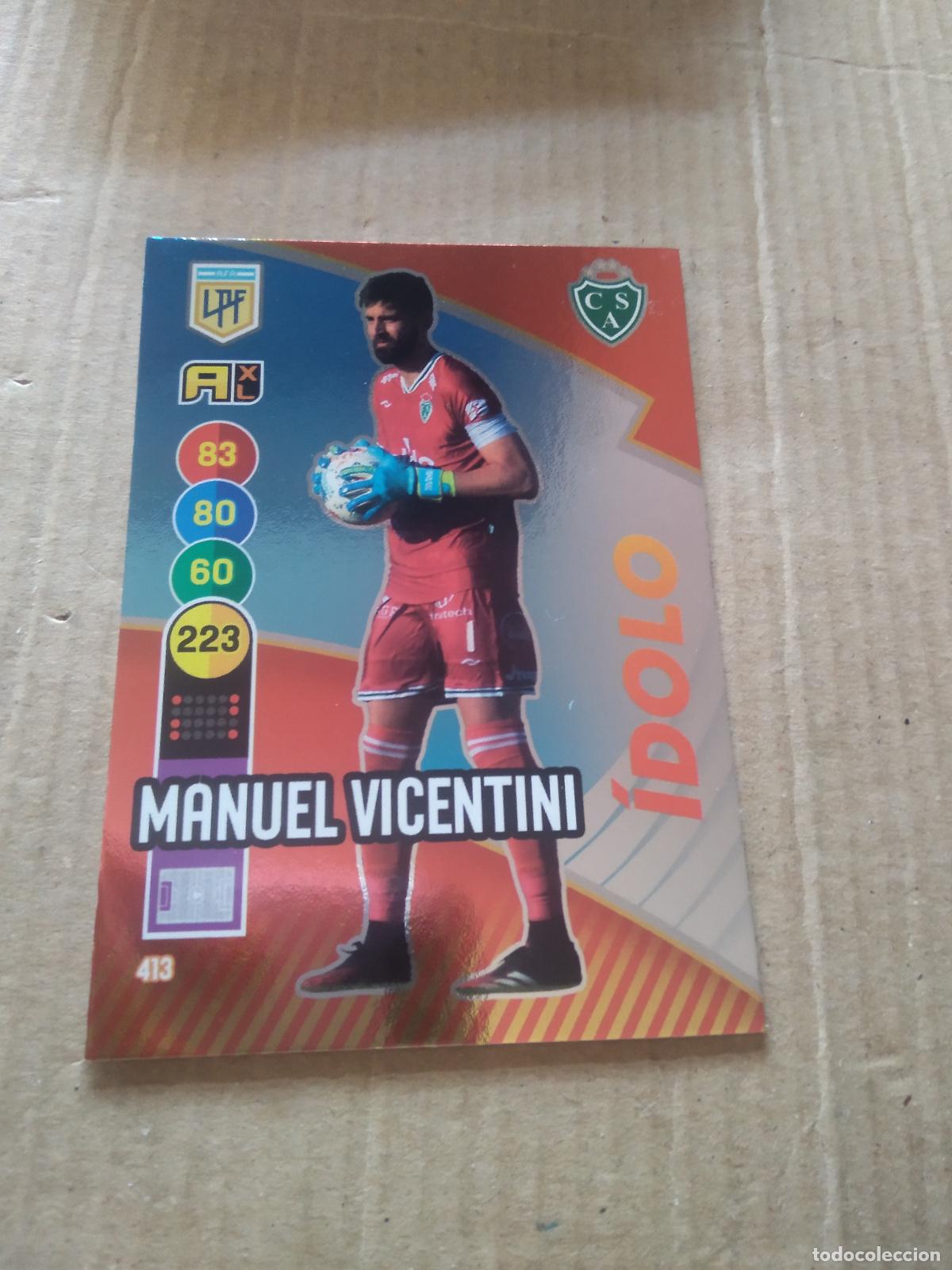 Cromos de F&uacute;tbol: 413 MANUEL VICENTINI SARMIENTO CROMO FUTBOL ARGENTINO PANINI LIGA ARGENTINA 2021 ADRENALYN