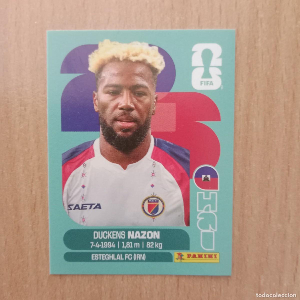Cromos de F&uacute;tbol: DUCKENS NAZON , HAITI , STICKER CROMO N&ordm; HAI 18 , FIFA WORLD CUP 2026 - PANINI - A&Ntilde;O 2026.