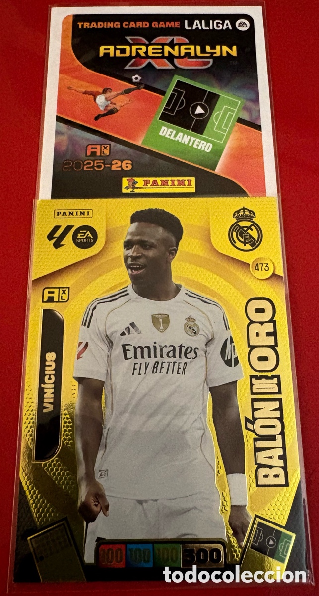 Cromos de F&uacute;tbol: ADRENALYN 25-26 BAL&Oacute;N ORO 473