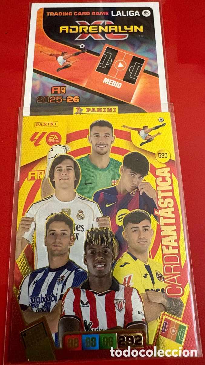 Cromos de F&uacute;tbol: ADRENALYN 25-26 / CARD FANT&Aacute;STICA 520