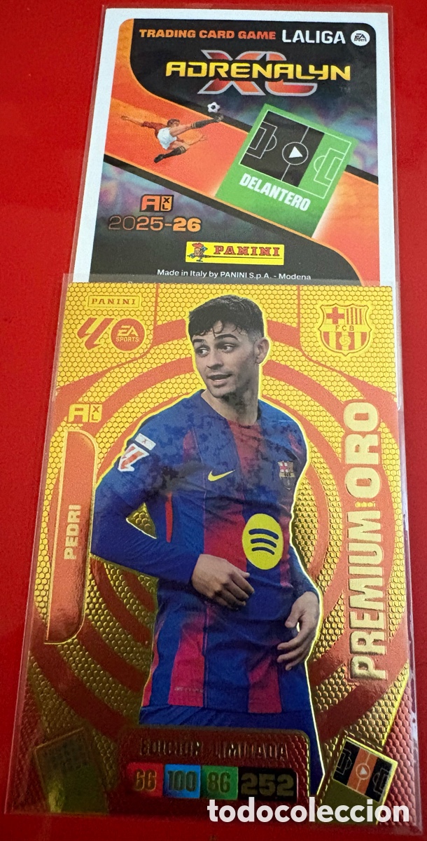 Cromos de F&uacute;tbol: ADRENALYN 25-26 / PREMIUM ORO S/N PEDRI