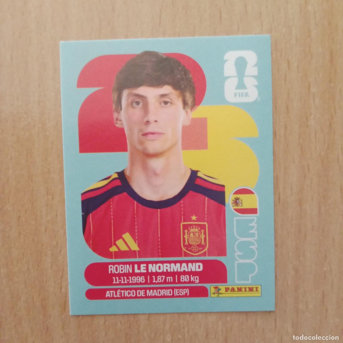 Cromos de F&uacute;tbol: ROBIN LE NORMAND , ESPA&Ntilde;A , STICKER CROMO N&ordm; ESP 3 , FIFA WORLD CUP 2026 - PANINI - A&Ntilde;O 2026.