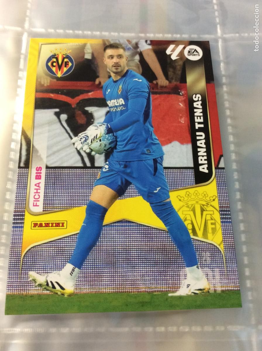 Football Stickers: Arnau Tenas Ficha Bis Villarreal MGK 25/26 2025 2026 Panini