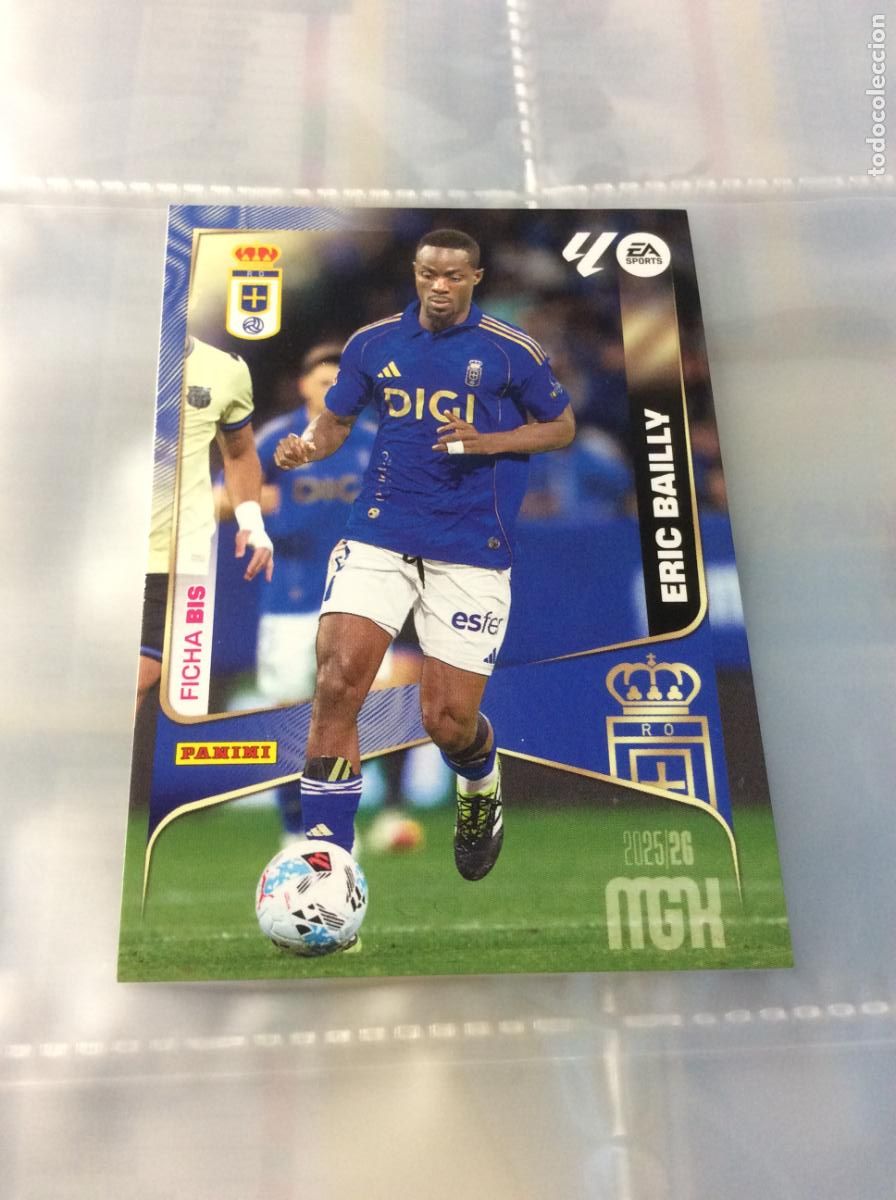 Football Stickers: Eric Bailly Ficha Bis Real Oviedo MGK 25/26 2025 2026 Panini