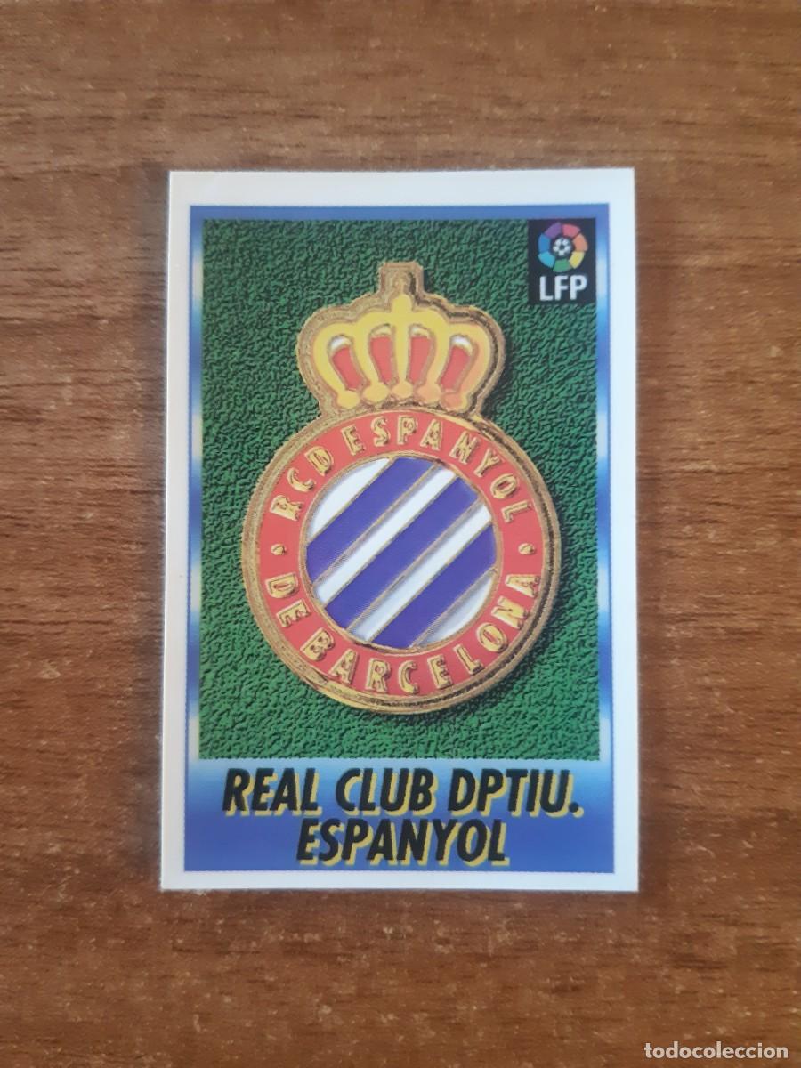 Cartes &agrave; collectionner de Football: N&deg;79 Escudo RCD Espanyol Espa&ntilde;ol Liga 96-97 BOLLYCAO. Trasera Sigue La Liga. Nunca pegado, sin pegar