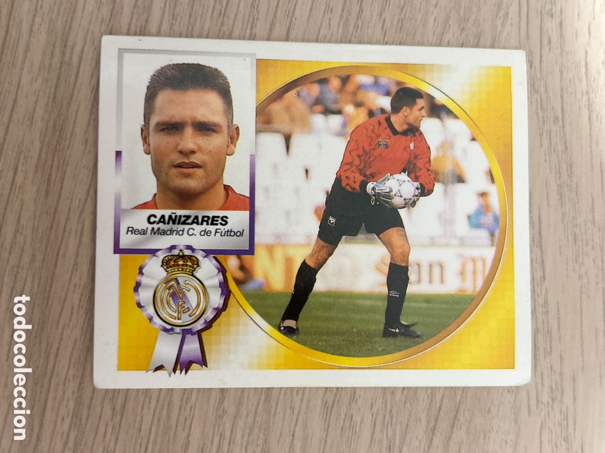 Cartes &agrave; collectionner de Football: CA&Ntilde;IZARES VERSION ROJO REAL MADRID LIGA ESTE 1994 1995 94 95 NUNCA PEGADO SIN PEGAR