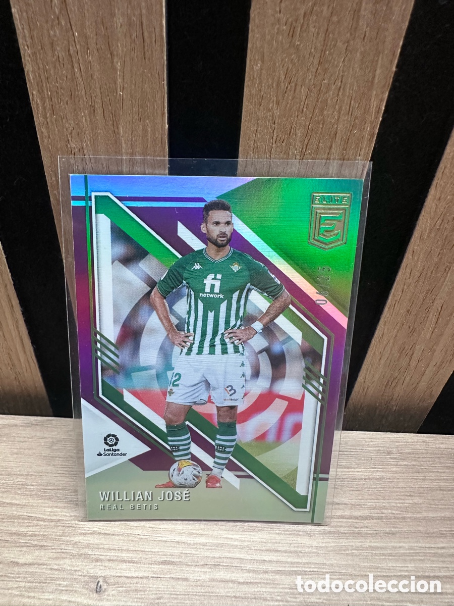 Fu&szlig;ball-Sticker: Willian Jos&eacute; Panini DONRUSS elite Real Betis numerado /25