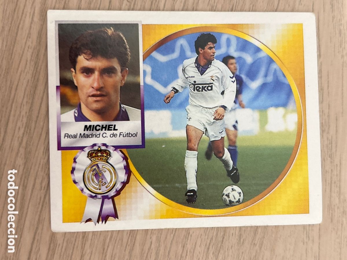 Cromos de Futebol: MICHEL REAL MADRID LIGA ESTE 1994 1995 94 95 NUNCA PEGADO SIN PEGAR