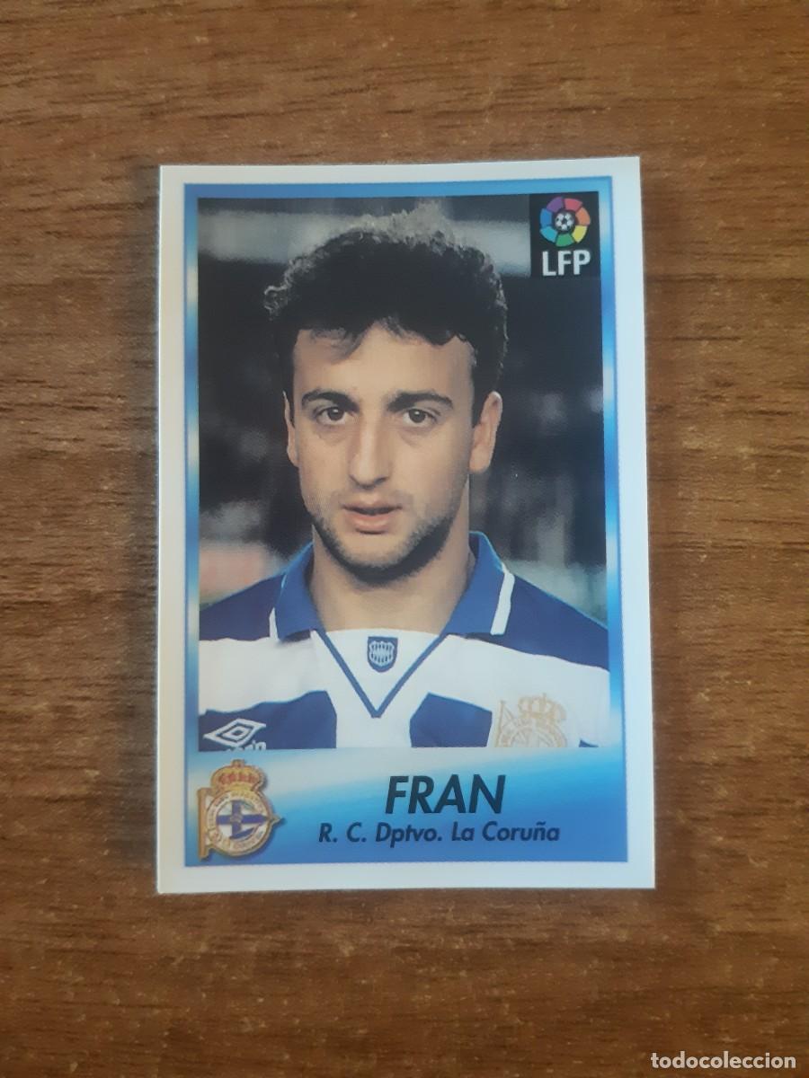 Cromos de Futebol: N&deg;72 Fran (Deportivo Coru&ntilde;a) Liga 96-97 BOLLYCAO. Trasera normal. Nunca pegado, sin pegar