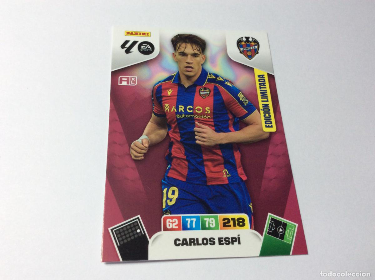 Cromos de F&uacute;tbol: Carlos Esp&iacute; Edici&oacute;n Limitada Levante Adrenalyn 25/26 2025 2026 Panini