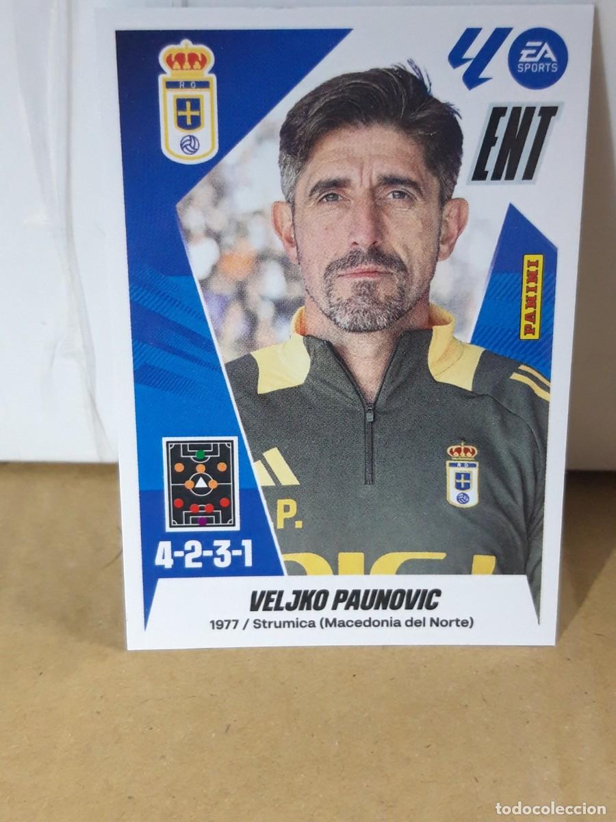Cartes &agrave; collectionner de Football: VELJKO PAUNOVIC REAL OVIEDO N&ordm; 2 LIGA ESTE 25 26 2025 2026 PANINI