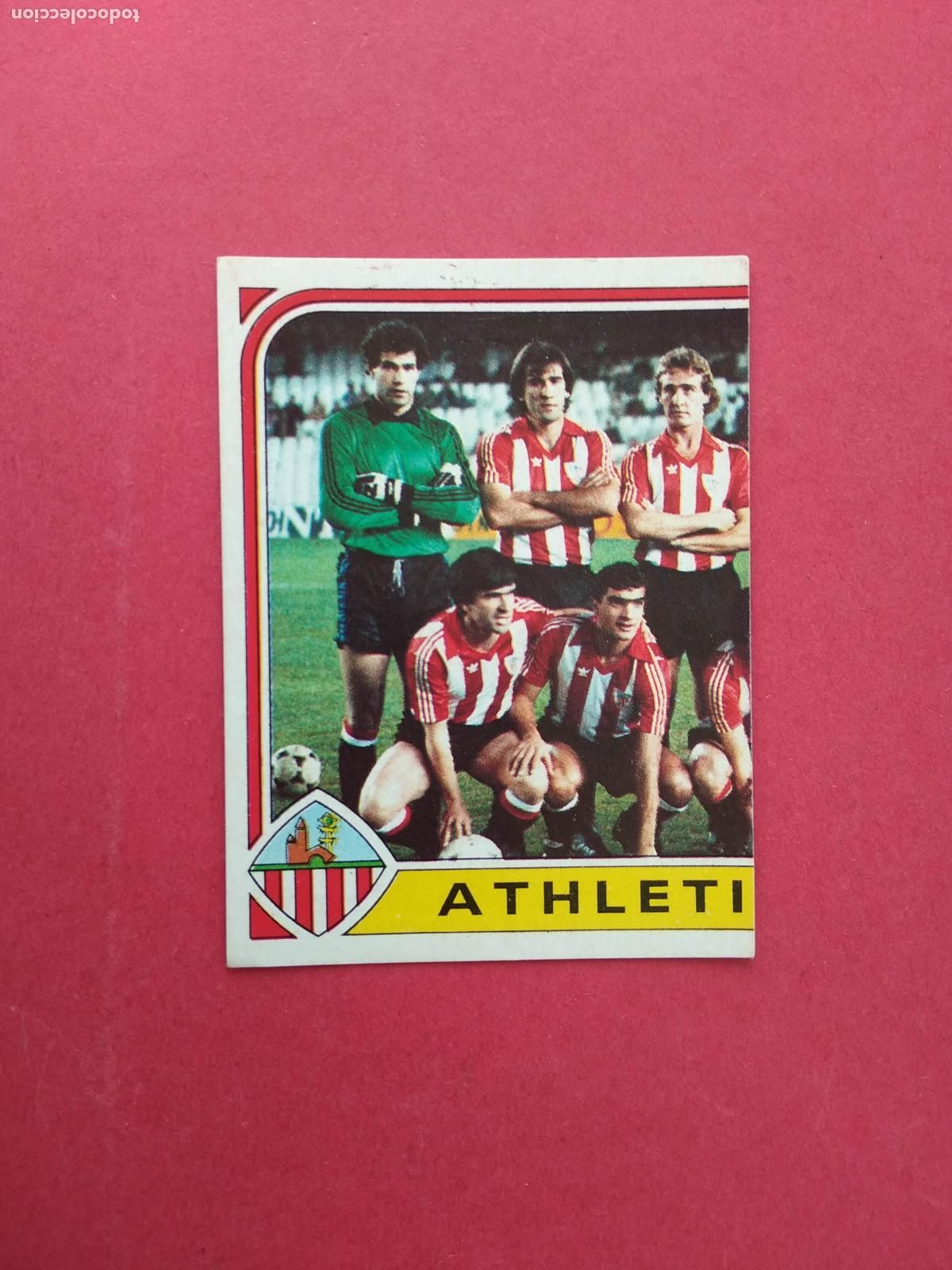 Football Stickers: PANINI FUTBOL LIGA 83 84 1983 1984 CROMO NUNCA PEGADO N&ordm; 4 ALINEACION ATHLETIC DE BILBAO