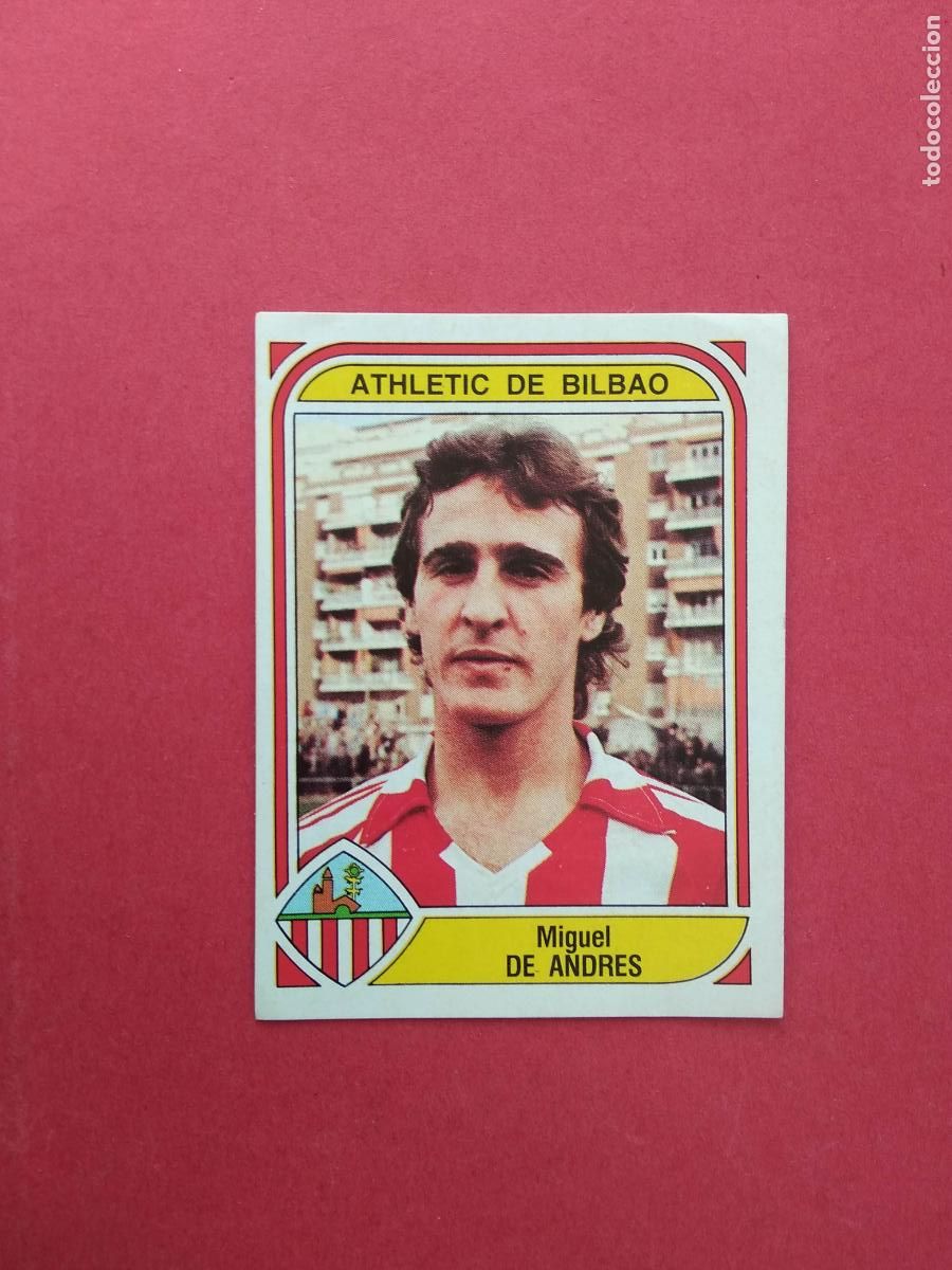 Football Stickers: PANINI FUTBOL LIGA 83 84 1983 1984 CROMO NUNCA PEGADO N&ordm; 11 DE ANDRES ATHLETIC DE BILBAO