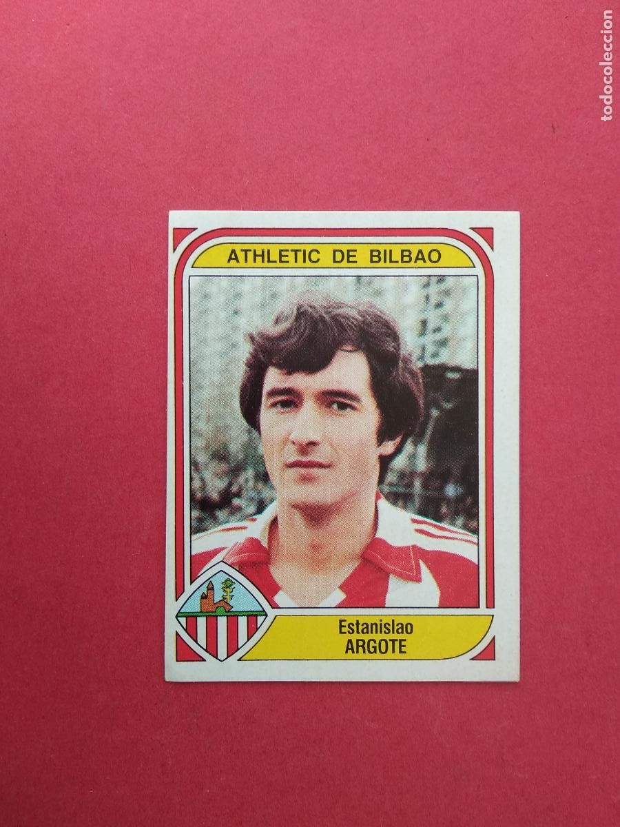Football Stickers: PANINI FUTBOL LIGA 83 84 1983 1984 CROMO NUNCA PEGADO N&ordm; 18 ARGOTE ATHLETIC DE BILBAO
