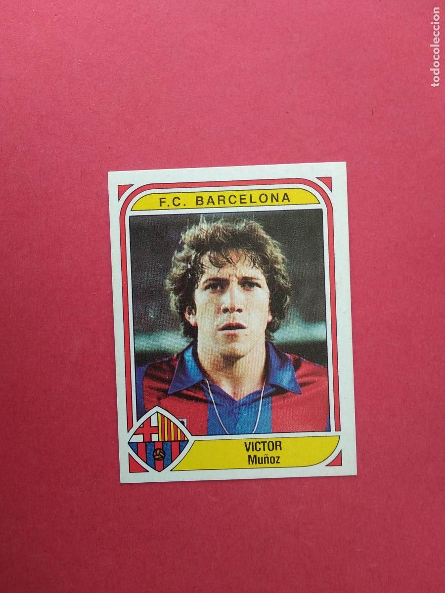 Cromos de F&uacute;tbol: PANINI FUTBOL LIGA 83 84 1983 1984 CROMO NUNCA PEGADO N&ordm; 48 VICTOR MU&Ntilde;OZ BARCELONA