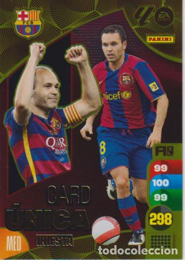 Cromos de F&uacute;tbol: INIESTA - CARD &Uacute;NICA - PANINI ADRENALYN XL LA LIGA 2024-25